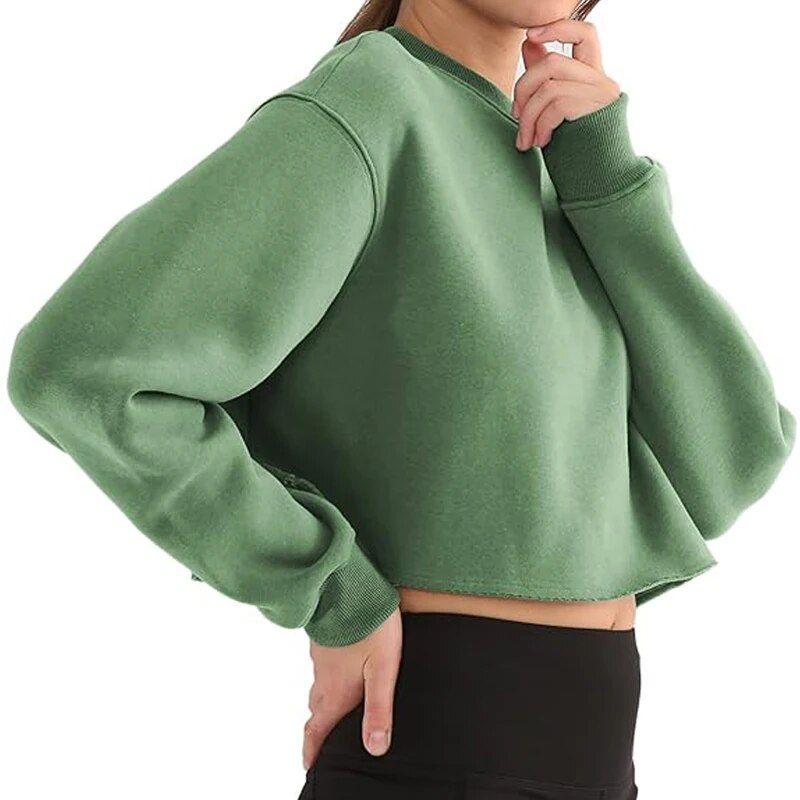 Chic Oversized Cotton-Poly Blend Hoodies for Women