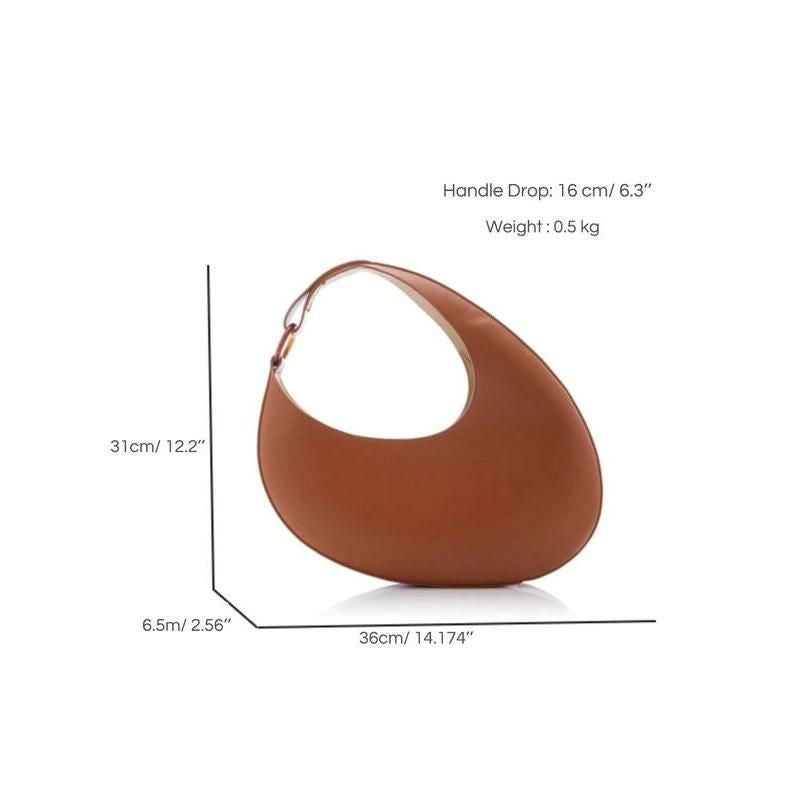 Luxury Irregular Shape Fashion Chic Underarm Hobo Shoulder Bag for Women