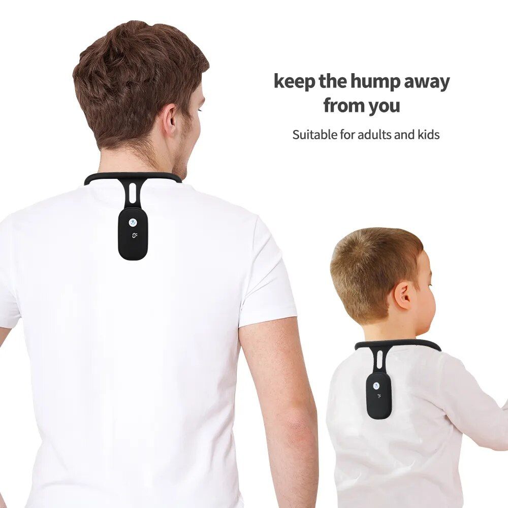 Real-Time Smart Posture Corrector - Ergonomic Back and Neck Support for Adults and Kids