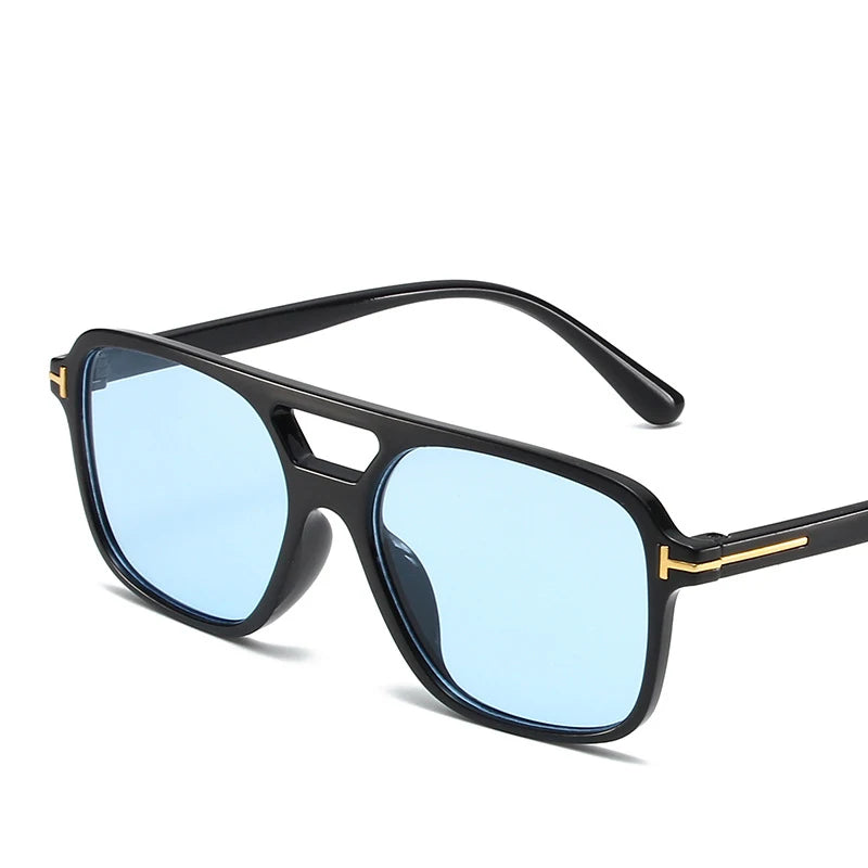 Fashion Square Rivet Sunglasses