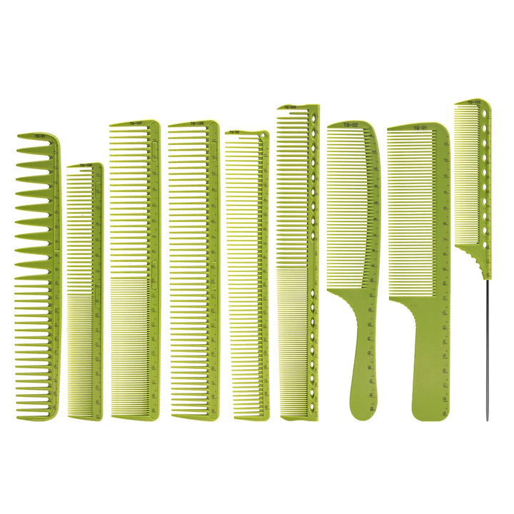 9-Piece Professional Hairdressing Combs Set