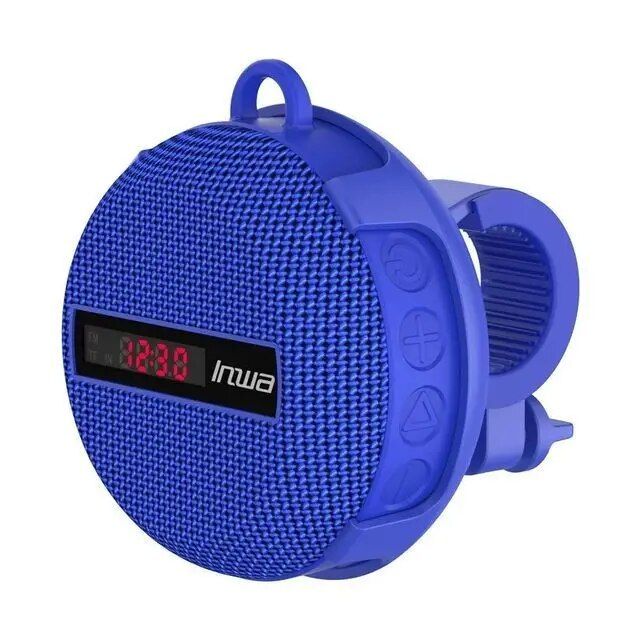 High-Power 8W Outdoor Bicycle Bluetooth Speaker with LED Display, IPX7 Waterproof & Long Battery Life