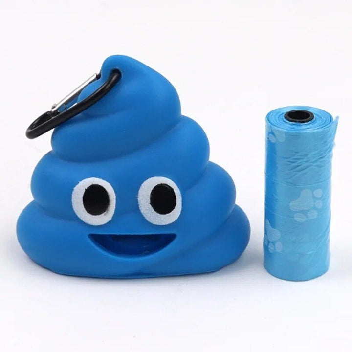 Compact & Playful Silicone Poop Bag Dispenser for Pets