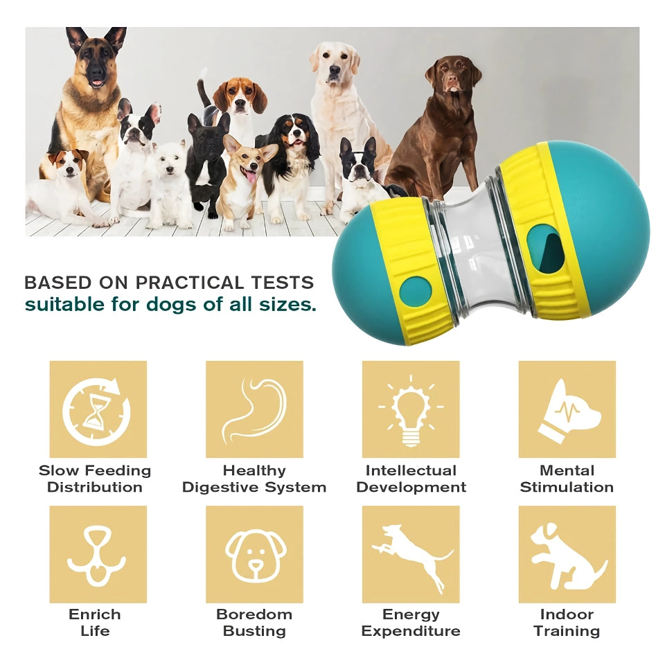 Interactive Leaky Food Ball for Dogs