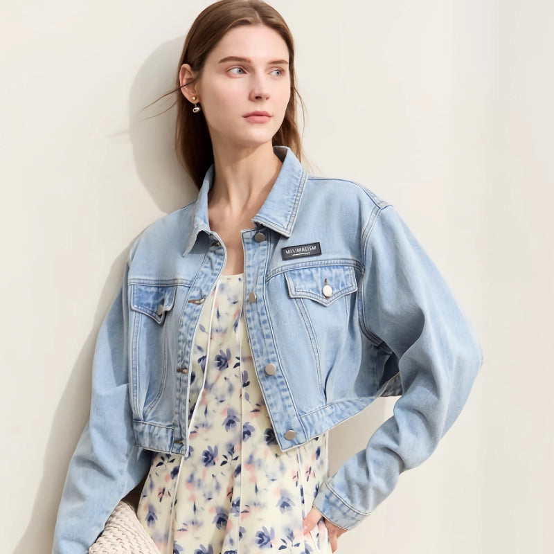 Classic Autumn Denim Coat