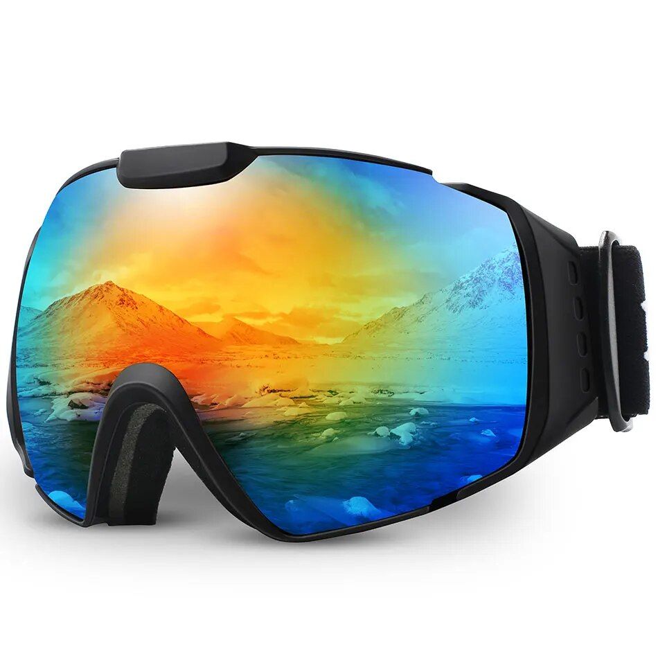 Multi-Purpose OTG Ski Goggles with Anti-Fog, UV Protection & Helmet Compatibility