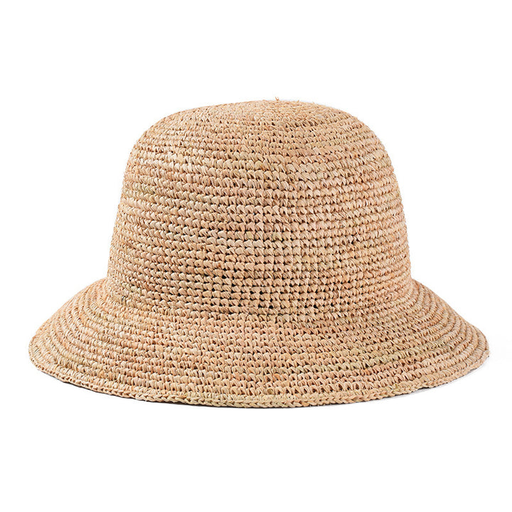 Raffia Hat Women's Light Board Hand Crocheting Sun Protection Sunshade