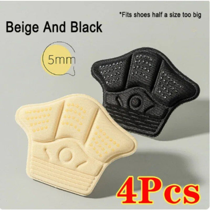 Adjustable Heel Protectors & Size Adjusting Insole Pads (4Pcs)