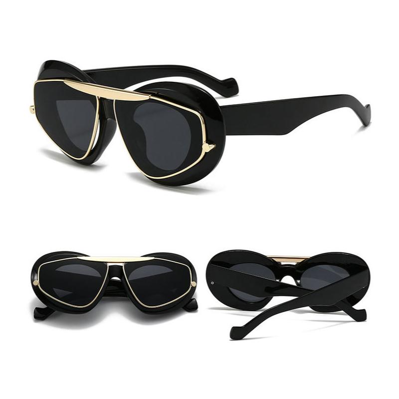 Y2K Cat Eye Oversized Women Fashion Sunglasses