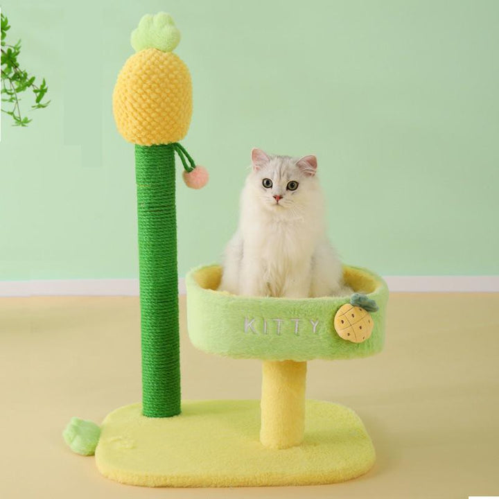 Deluxe Cat Climbing Frame with Sisal Scratch Post and Jumping Platform