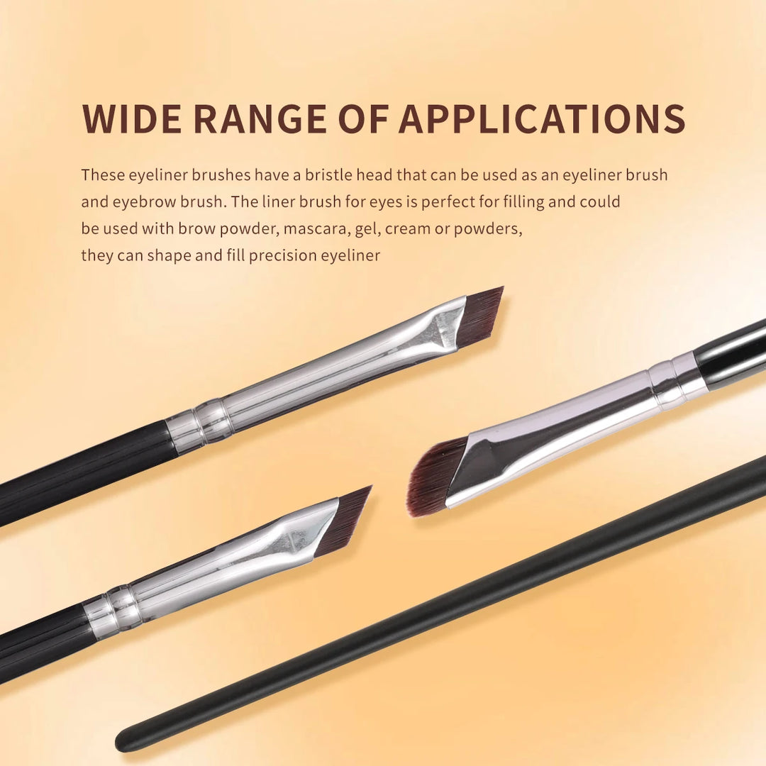 Angled Precision Eyeliner Brush Set