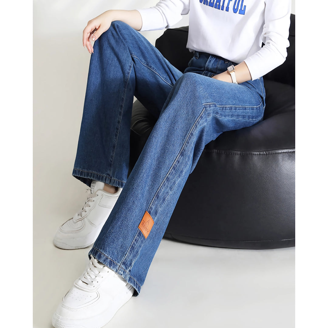 Women’s High Waist Loose Wide Leg Denim Pants