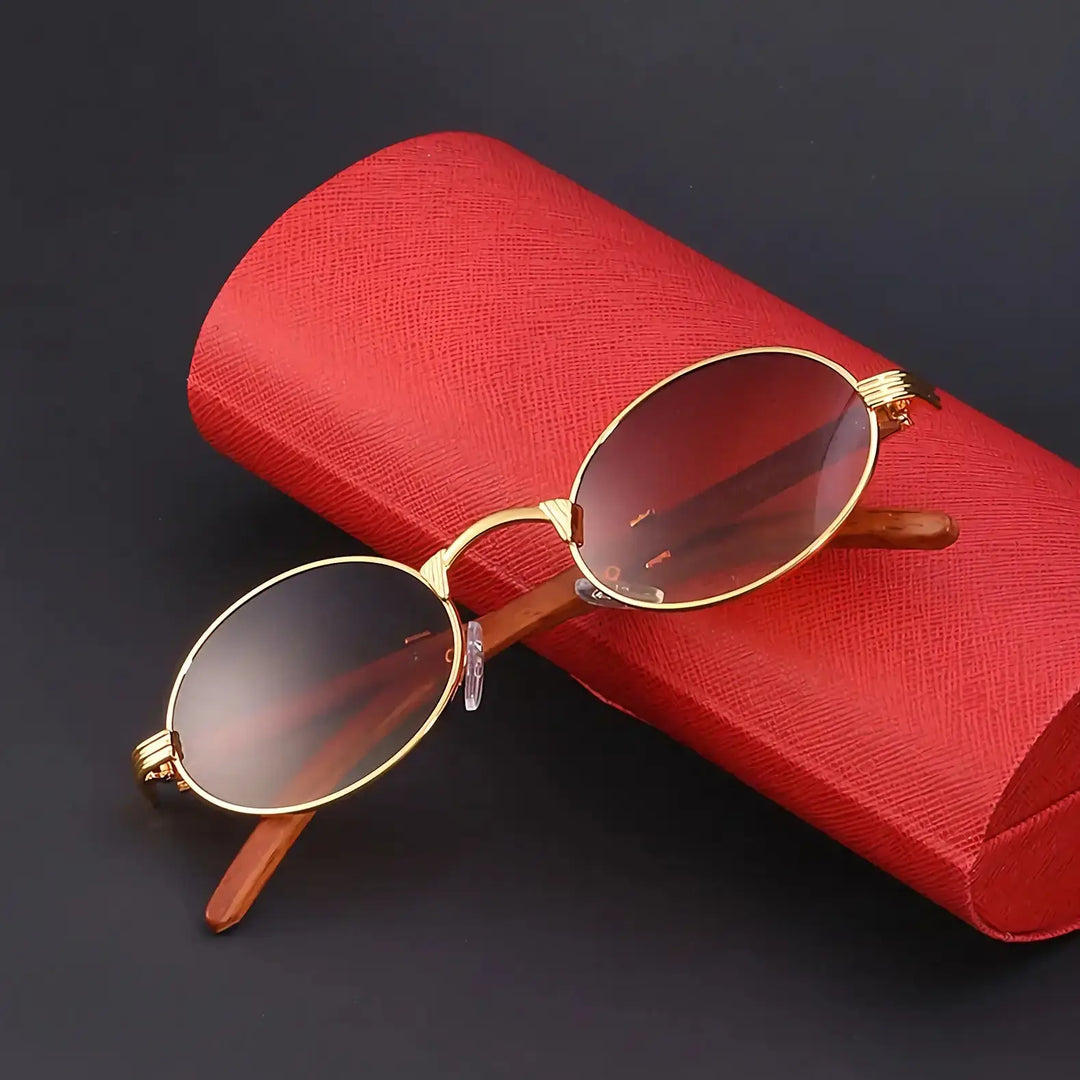 Vintage Oval Sunglasses