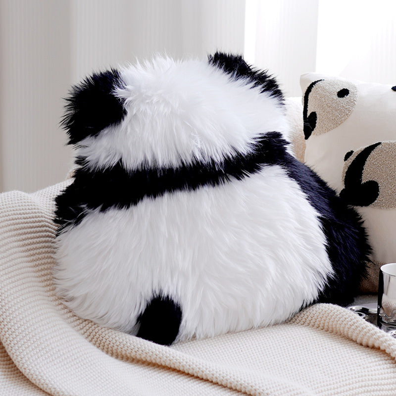 Cute Panda Children's Pillow Set With Nordic Minimalist Ins Style