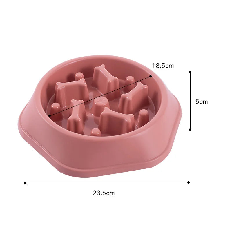 Slow Feeder Dog Bowl for Healthy Eating