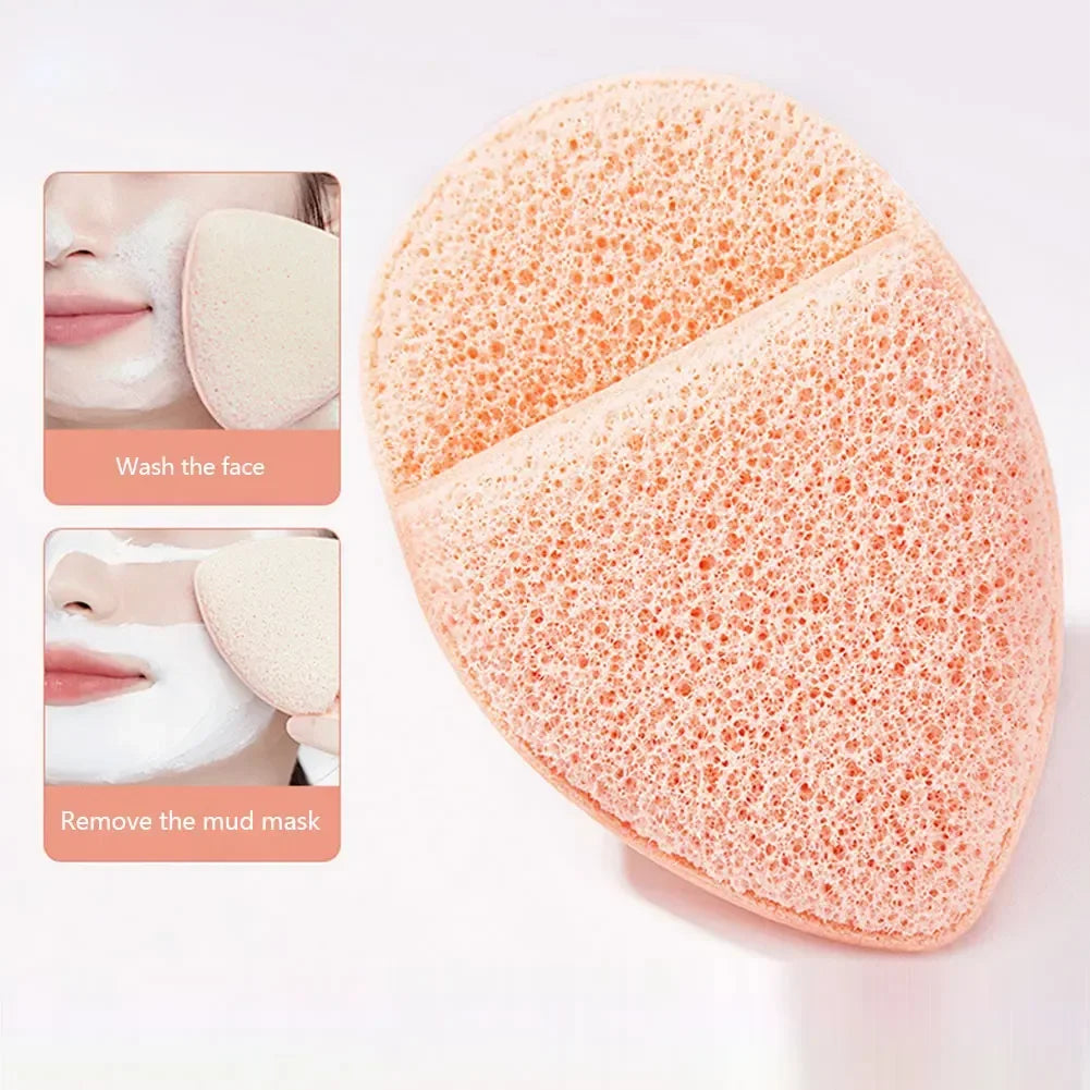 Natural Exfoliating Face Wash Cleansing Puff – Deep Clean Facial Sponge for Blackhead Removal