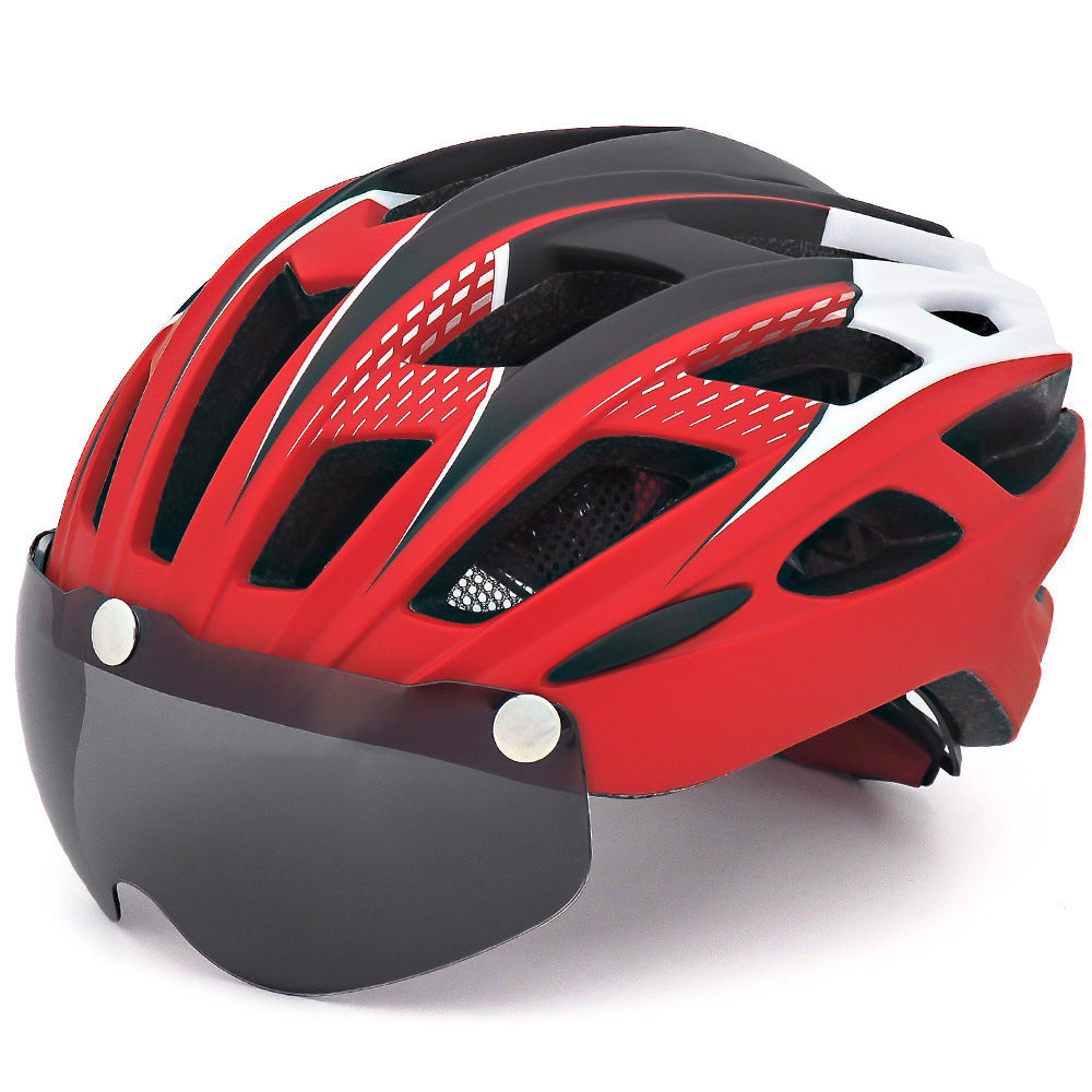 Bicycle Helmet Goggles Integrated Riding Helmet Equipment