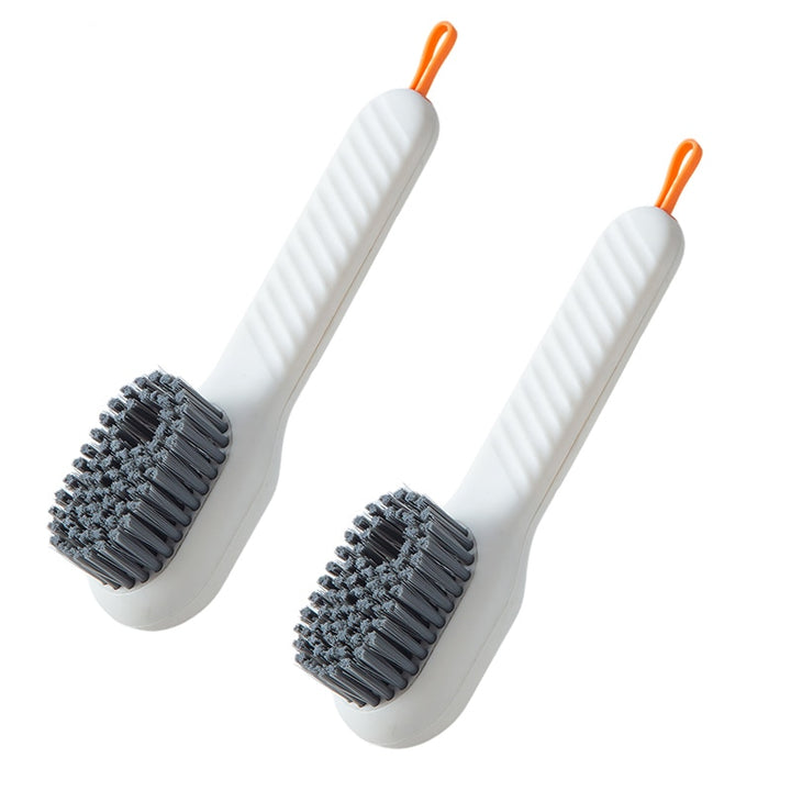 Multifunctional Soft-Bristled Shoe Brush with Long Handle