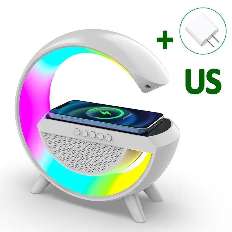 Multifunctional Wireless Charger Stand Pad with Speaker