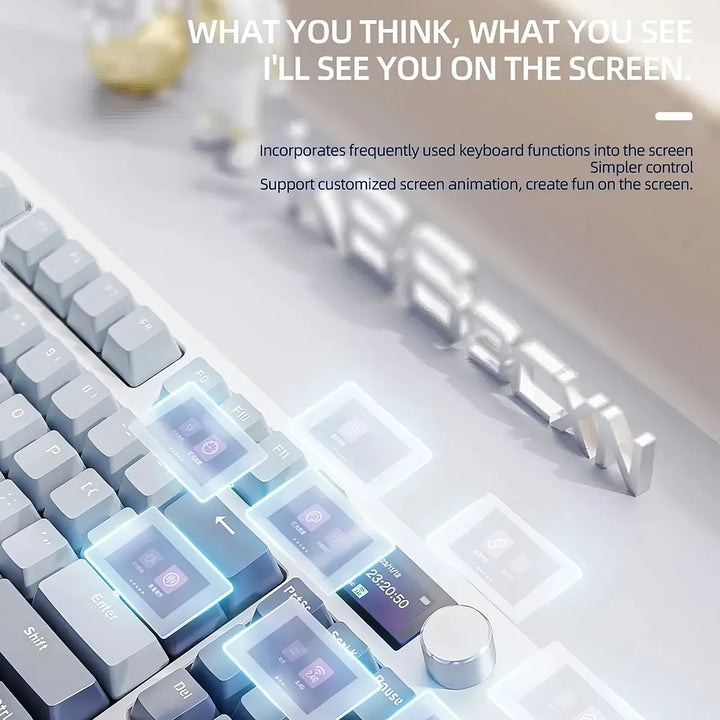 Wireless Hot-Swappable Mechanical Keyboard: Enhanced Typing & Gaming Experience