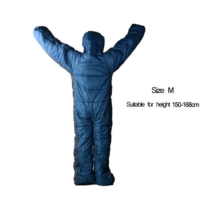 Versatile 3-Season Humanoid Sleeping Bag for Outdoor Enthusiasts