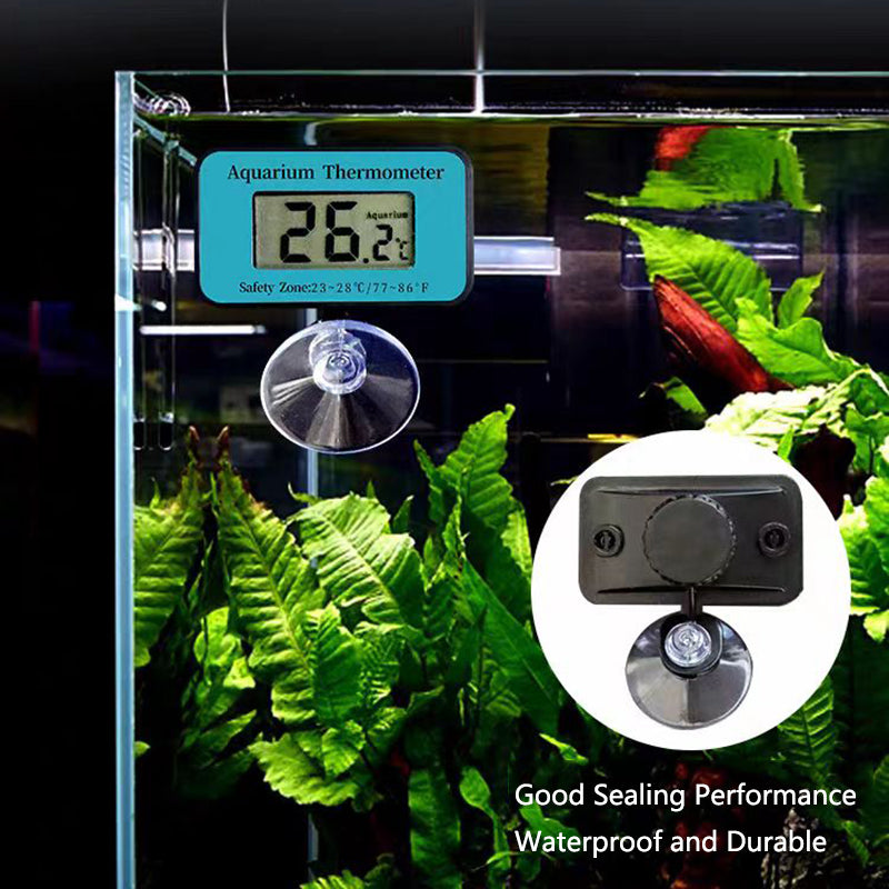 Aquarium Waterproof Digital LCD Submersible Thermometer for Fish Tanks