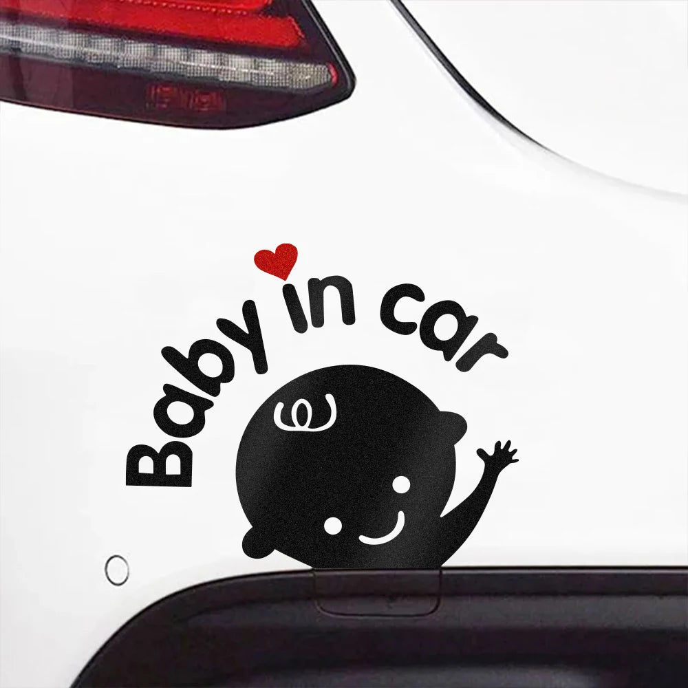 Baby on Board Cartoon Car Sticker