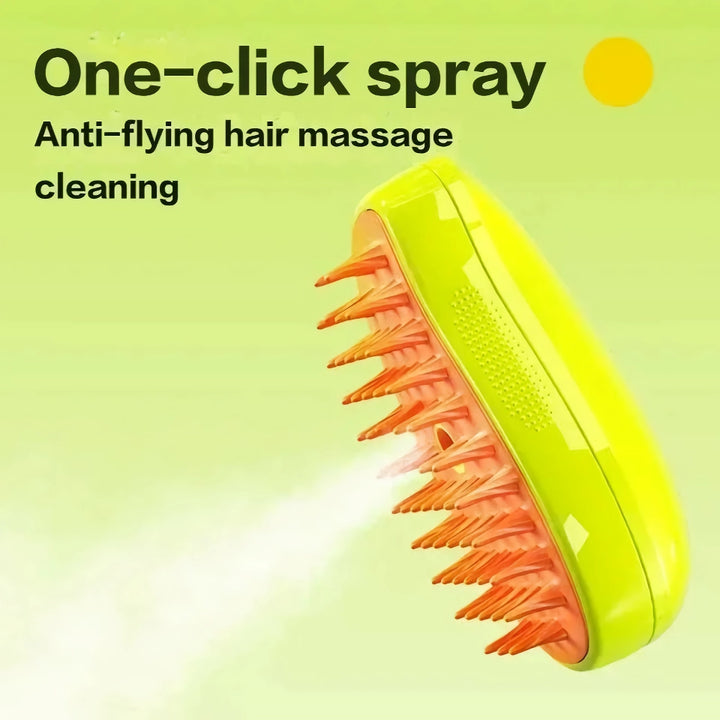 Electric Spray Pet Grooming Brush