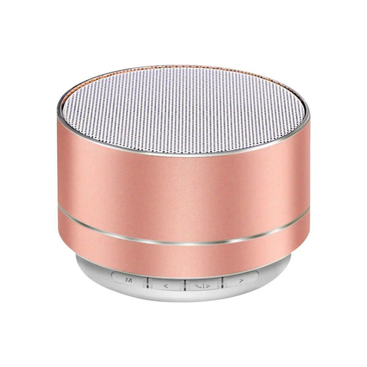 Compact Wireless Bluetooth Speaker with Subwoofer Sound & USB Power