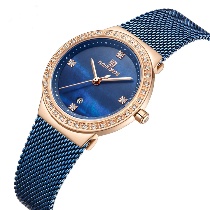 Simple waterproof ladies diamond watch