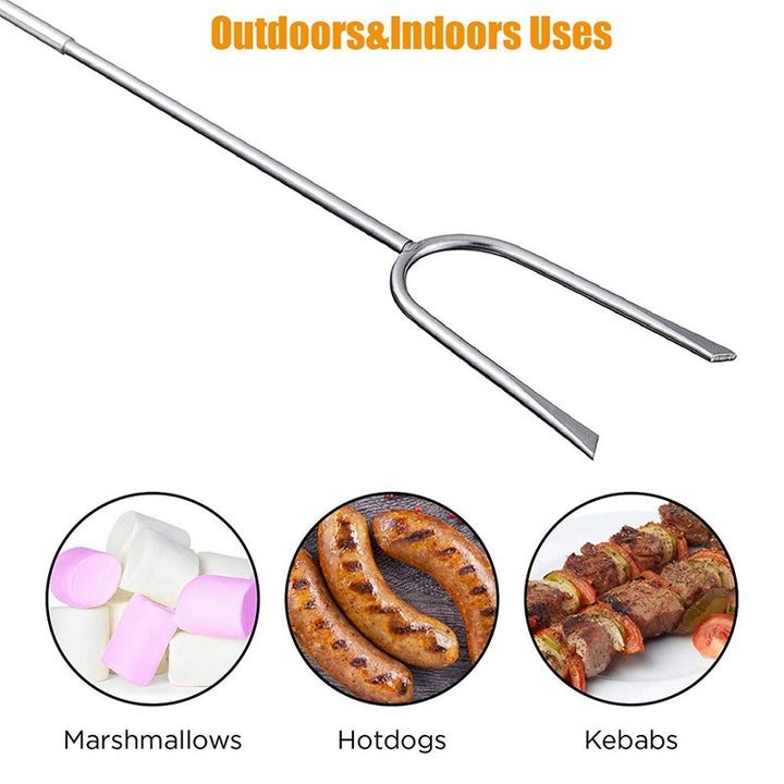 Stainless steel barbecue fork