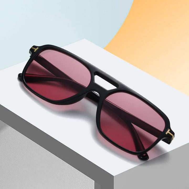 Fashion Square Rivet Sunglasses