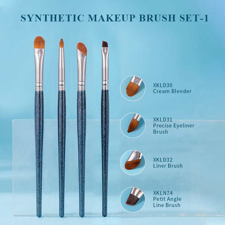 4PCS Eyeshadow & Concealer Makeup Brush Set