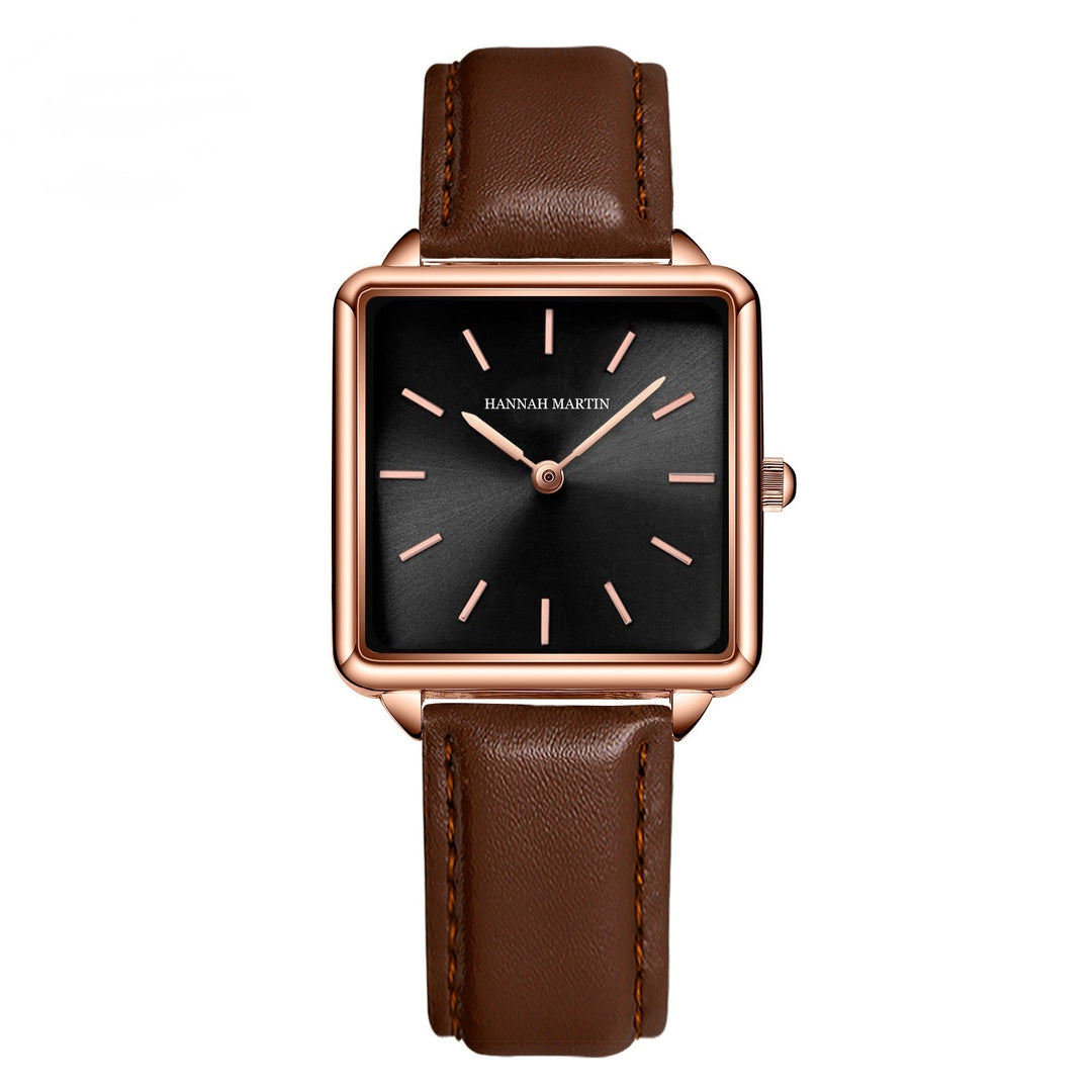 Simple Fashion Casual Watch Luxury Ladies Square Watch