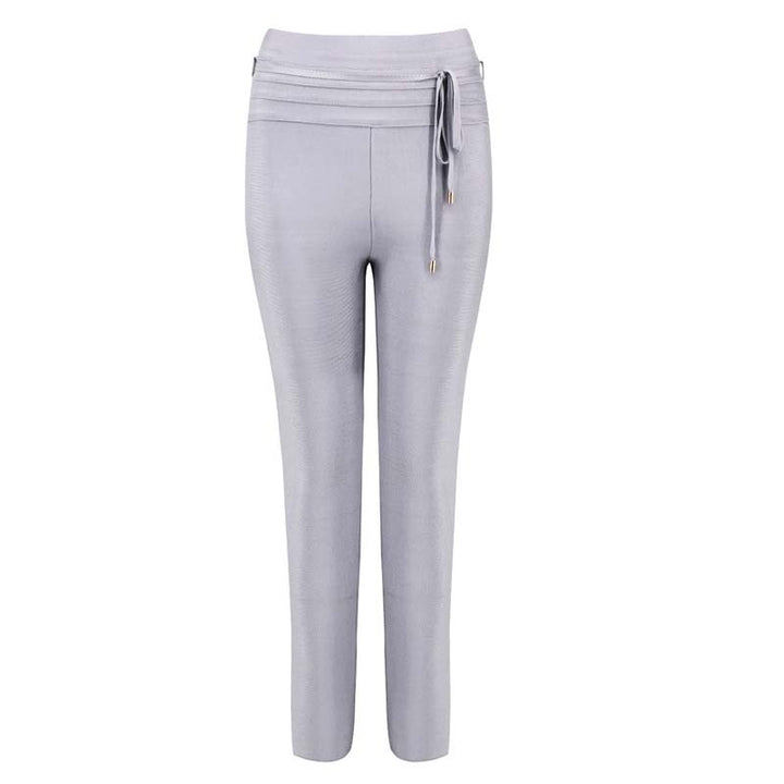 Fashion High-Waisted Slim-Fitting Cropped Pants