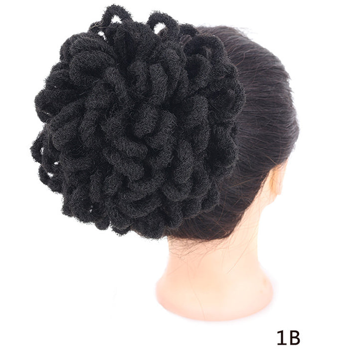 African Wig Bun Hair Bag Drawstring Dreadlocks Afro Hair Bag