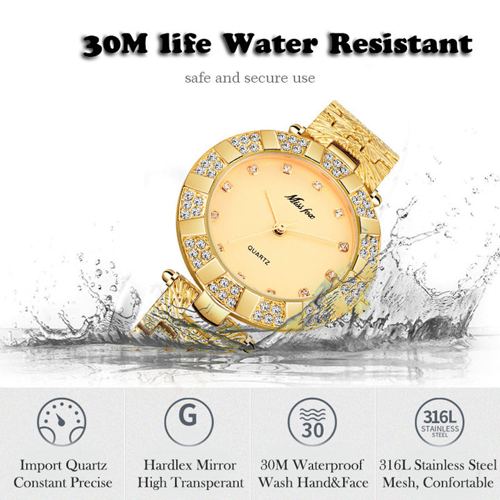 Fashion Waterproof Quartz Classic Brand Ladies Watch