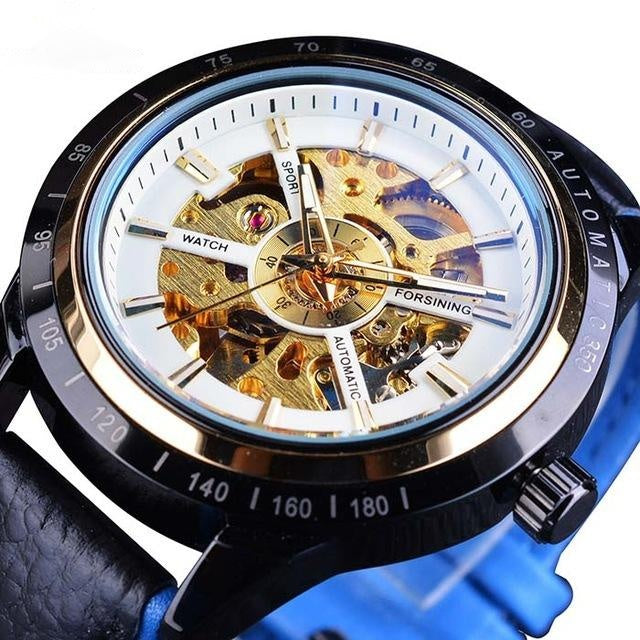 Hollow waterproof men's automatic mechanical watch