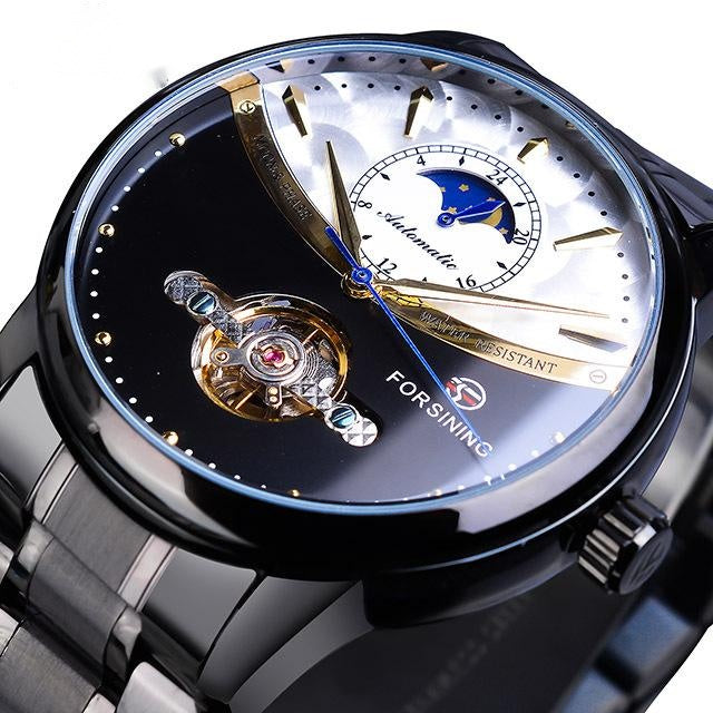 Men's fashion leisure tourbillon multi-function automatic mechanical watch