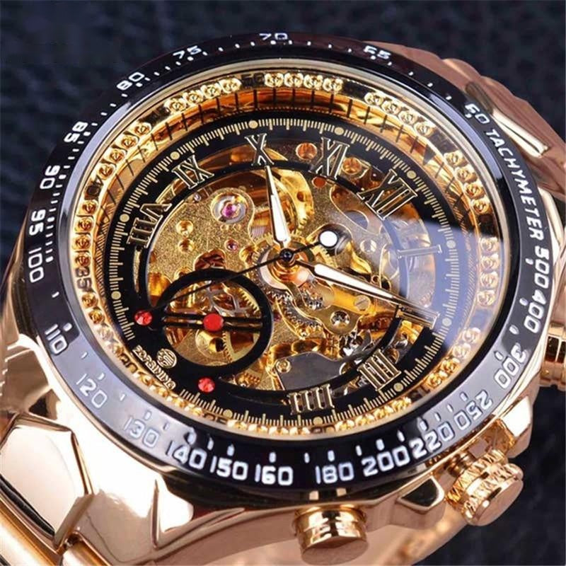 Luminous Pointer Waterproof Manual Mechanical Watch