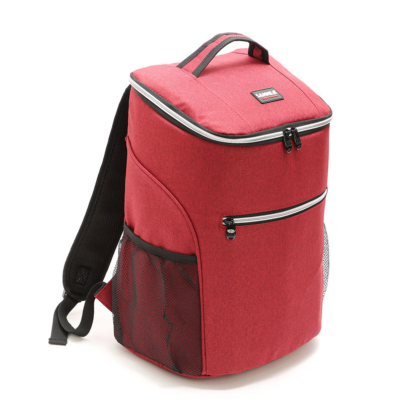 Backpack Red Wine Bag Amazon Outdoor Picnic Insulation Backpack Oxford Cloth Waterproof Ice Bag