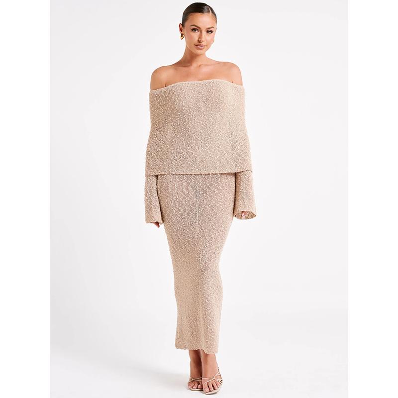 Strapless Hollow Out Sexy Maxi Dress