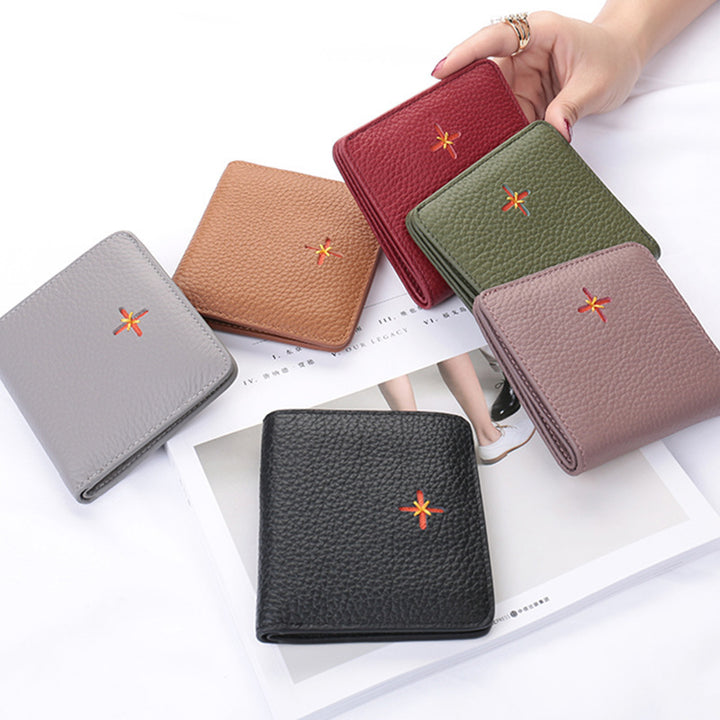 Multi-card Folding Mini Leather Coin Purse