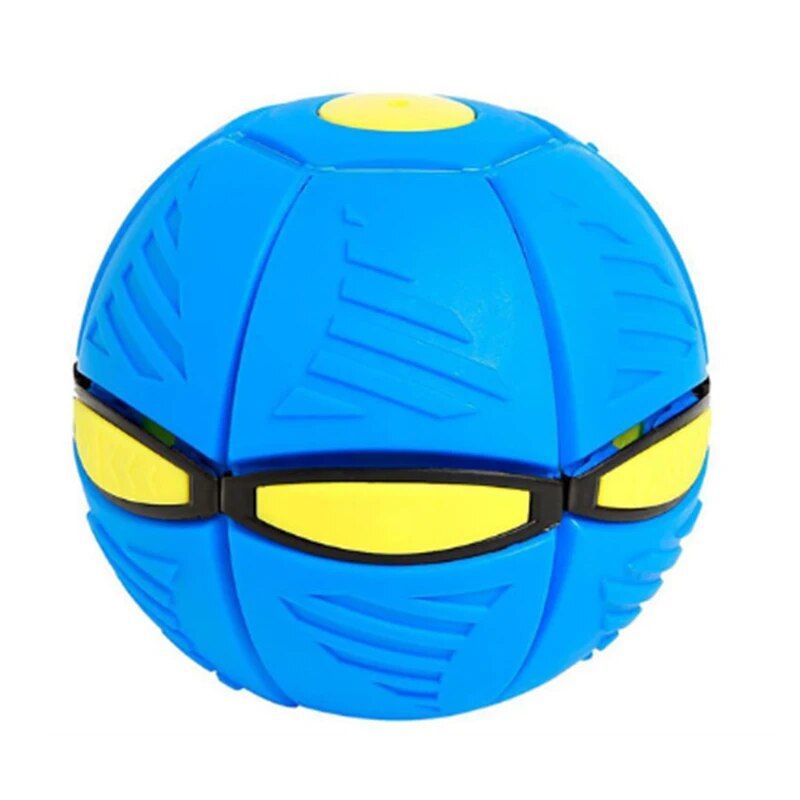 Transforming UFO Disc-to-Ball Flying Toy