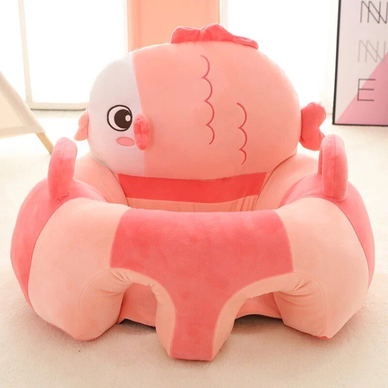 Plush Baby Support Seat: Comfortable Learning-to-Sit Chair