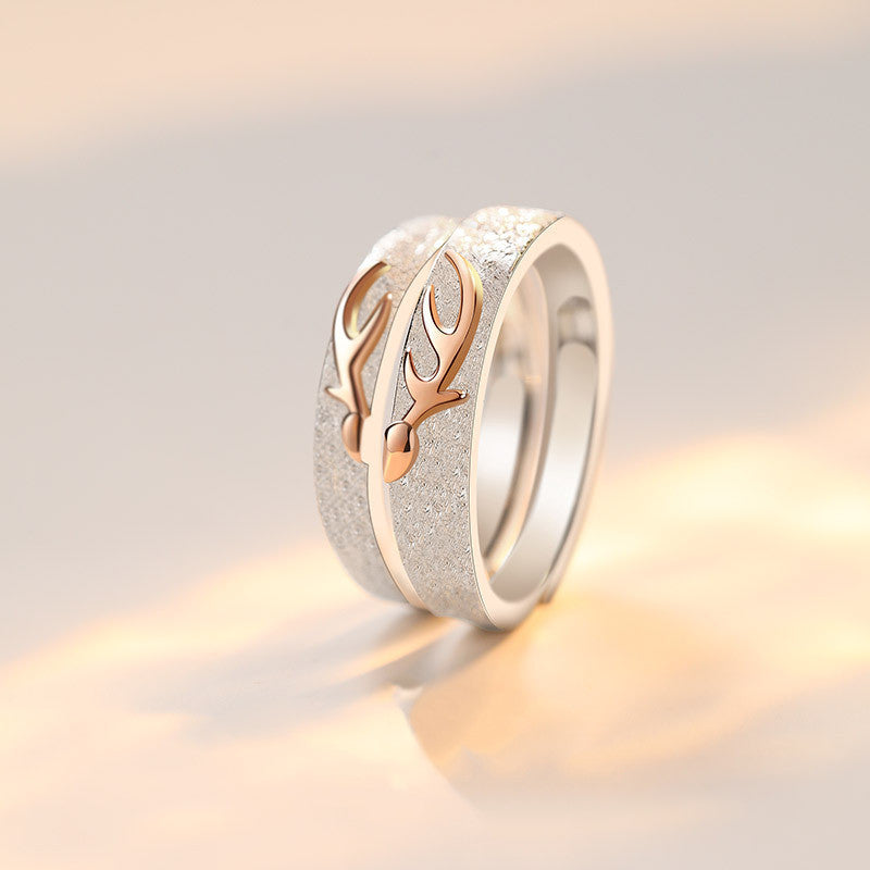 The Sterling Silver Ring Does Not Fade And Has A Niche Design Sense