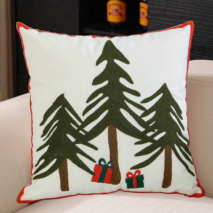 Christmas Festival Pillow Cover Home Snowflake