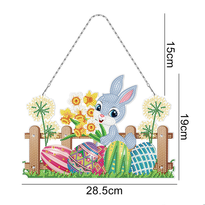 New Easter Bunny Series Decorative Ring Hanging Painting DIY Diamond Painting