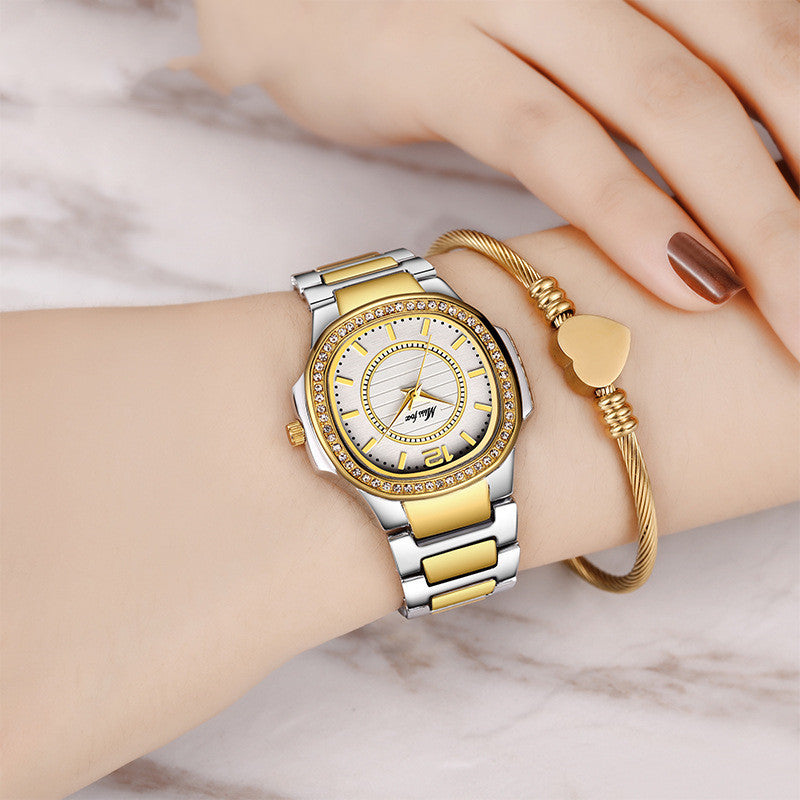 Diamond casual fashion ladies watch