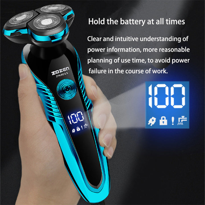 Rechargeable Electric Shaver & Body Hair Clipper